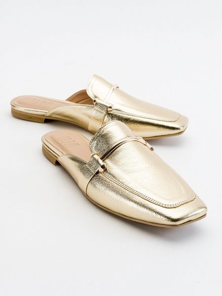 Papuci de casă Luvishoes auriu