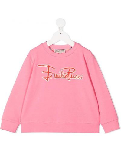 Hettegenser for jenter Pucci Junior rosa