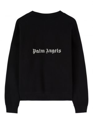 Medvilninis siuvinėtas džemperis Palm Angels