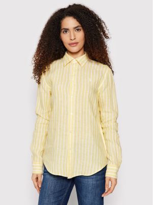 Relaxed риза Polo Ralph Lauren жълто