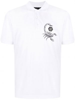 Polo majica Philipp Plein bijela