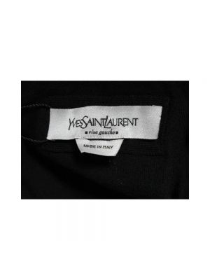 Top de lana Yves Saint Laurent Vintage negro
