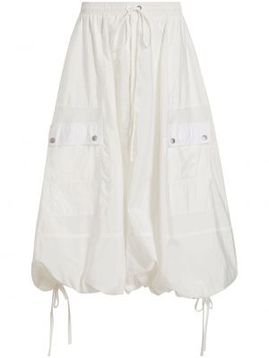 Bavlněné sukně s kapsami Cinq A Sept - bílá