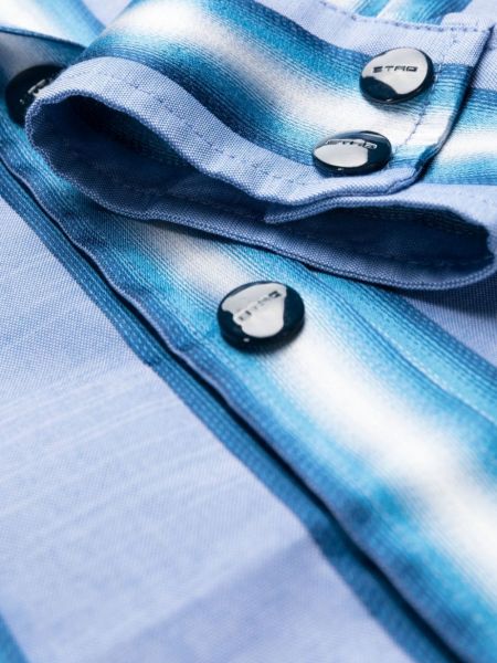 Mini-abito di cotone Etro blu