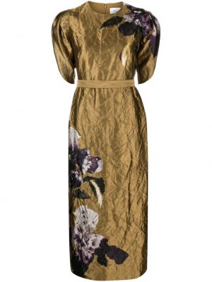 Mini haljina s cvjetnim printom s printom Erdem
