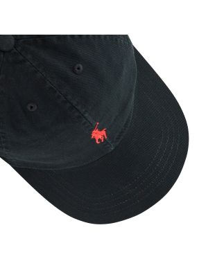 Kepurė su snapeliu Polo Ralph Lauren juoda