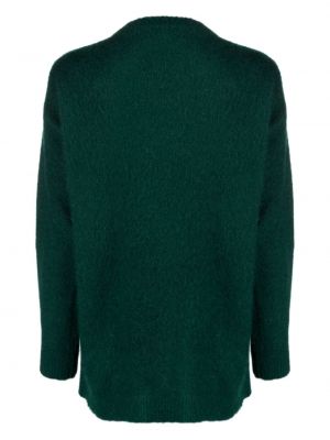 Pullover mit rundem ausschnitt Ermanno Firenze grün
