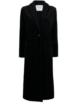 Βελούδινο παλτό Forte_forte μαύρο