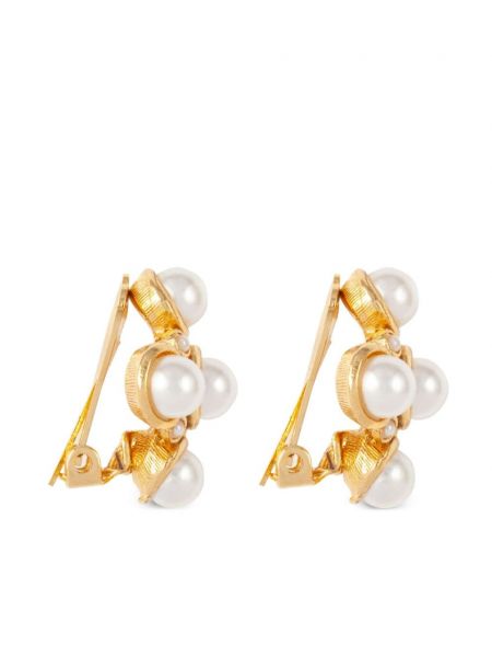 Boucles d'oreilles avec perles Susan Caplan Vintage doré