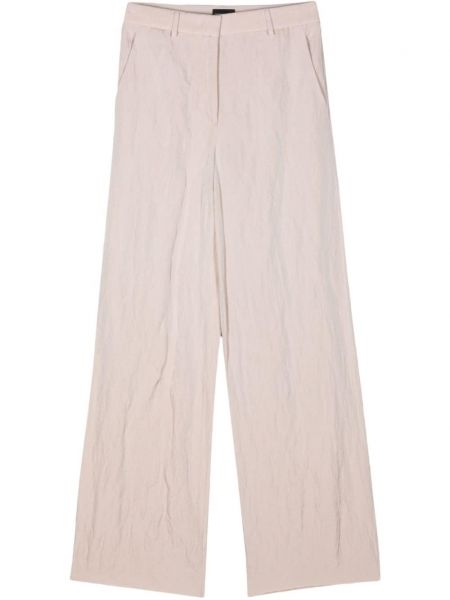 Rovné kalhoty Giorgio Armani růžové