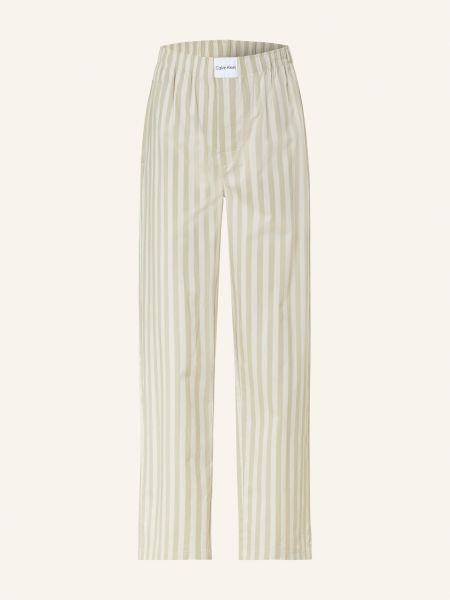 Bavlněné kalhoty Calvin Klein khaki