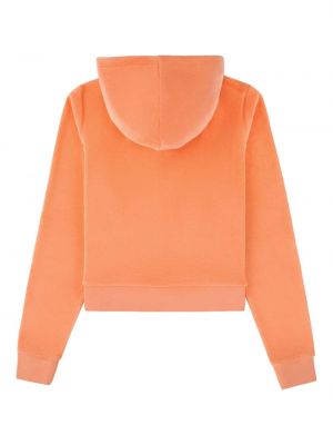 Kapučdžemperis ar rāvējslēdzēju Sporty & Rich oranžs