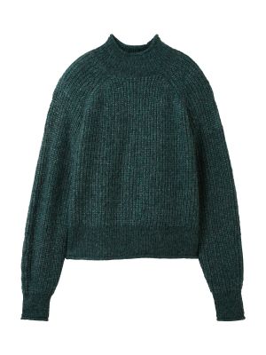 Пуловер Tom Tailor Denim зелено