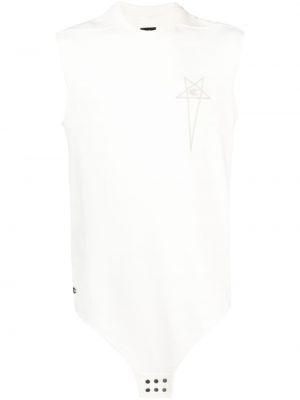 Βαμβακερό πουκάμισο με κέντημα Rick Owens X Champion λευκό