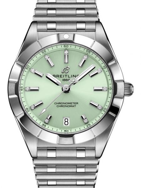 Часы Breitling зеленые