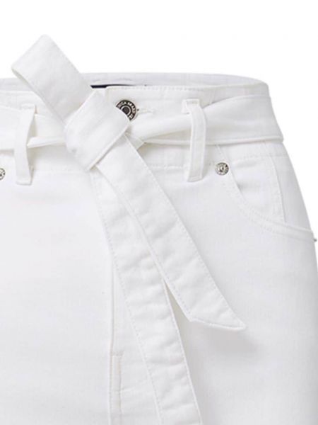Spódnica jeansowa Veronica Beard biała