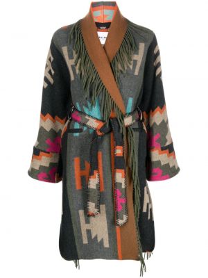 Παλτό με σχέδιο με αφηρημένο print Bazar Deluxe