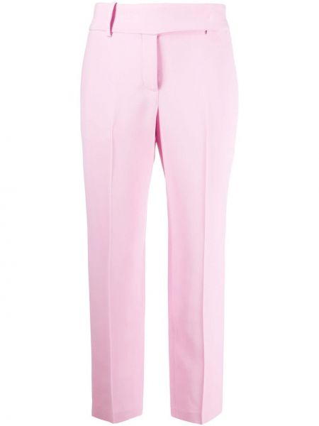 Pantalones rectos de cintura alta Ermanno Scervino rosa