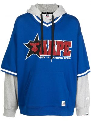 Genser med print Aape By *a Bathing Ape® blå