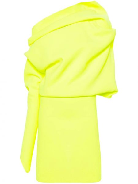 Ασύμμετρη κοκτέιλ φόρεμα Maticevski κίτρινο