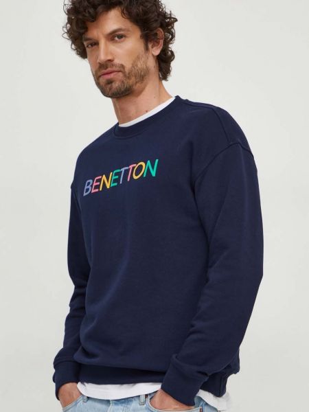 Bluza bawełniana z nadrukiem United Colors Of Benetton