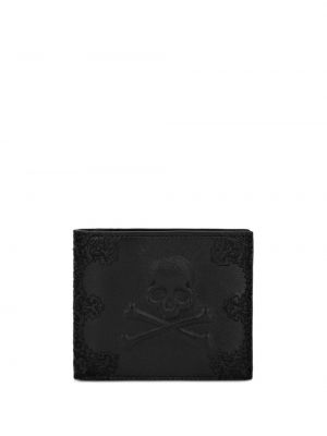 Peněženka s paisley potiskem Philipp Plein černá