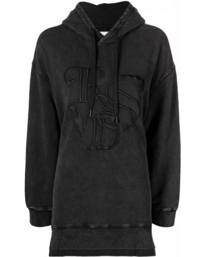 Oversize hoodie mit stickerei Izzue schwarz