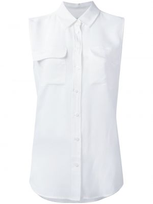 Camisa slim fit Equipment blanco
