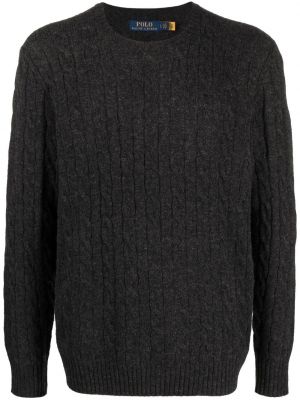 Kašmírový sveter Polo Ralph Lauren sivá