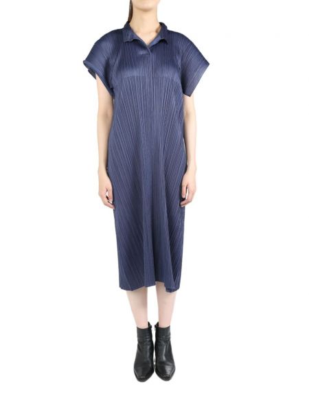 Suora mekko Pleats Please Issey Miyake sininen