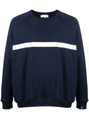 Rund hals stripete sweatshirt Mackintosh blå