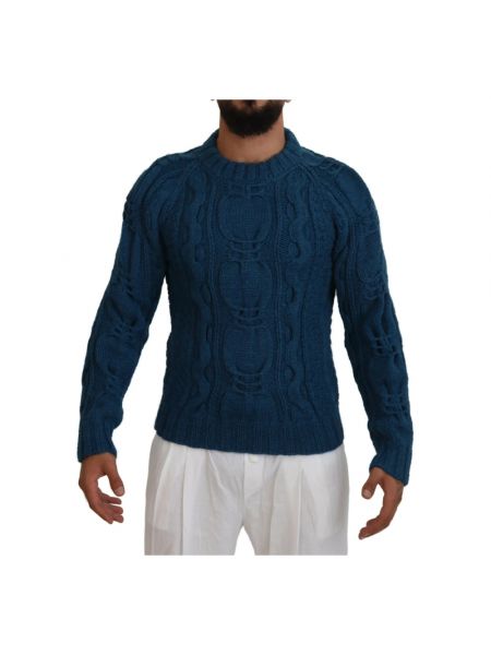 Sweter Dolce And Gabbana niebieski