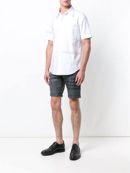 Skinny shorts Thom Browne grau