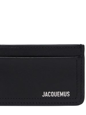 Kožená peňaženka Jacquemus hnedá
