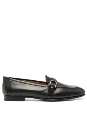Usnjene loaferke Ralph Lauren Collection črna