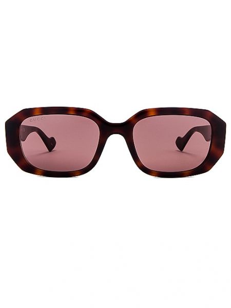 Lunettes de soleil Gucci marron