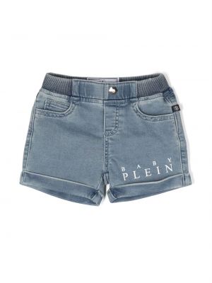 Jeansshorts för tjejer Philipp Plein Junior blå