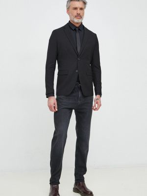 Slim fit košile Calvin Klein černá