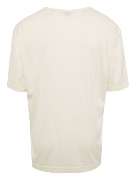 Bavlněné tričko Sunspel bílé