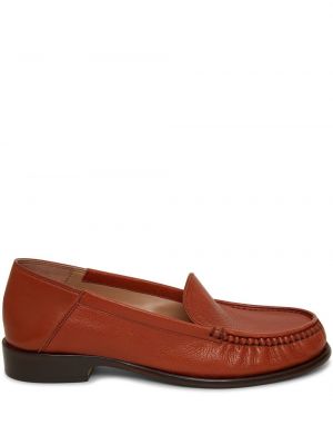 Skinn loafers Mansur Gavriel brun