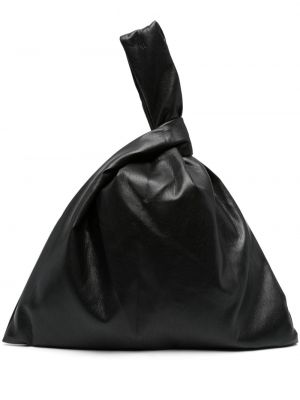 Τσάντα shopper Nanushka μαύρο
