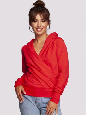 Пуловер Bewear червено