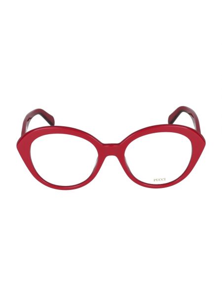Czerwone okulary Emilio Pucci