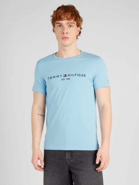 Priliehavé tričko Tommy Hilfiger modrá