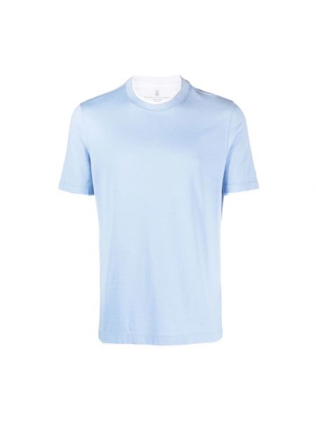 Koszulka Brunello Cucinelli niebieska