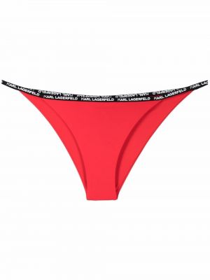 Bikini slip on Karl Lagerfeld rojo