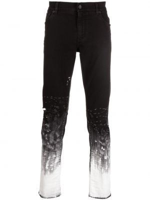 Smal skinny fit-jeans Dolce & Gabbana svart