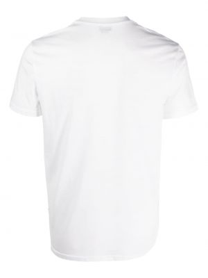 Kokvilnas t-krekls ar apaļu kakla izgriezumu Ballantyne balts