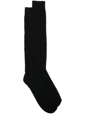 Плетени чорапи Gucci черно