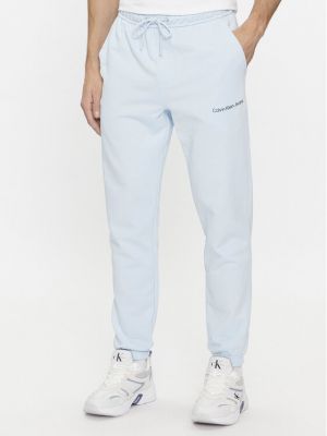 Pantalon de joggings Calvin Klein Jeans bleu
